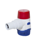 Bomba sumergible de achique de 1100 galones por hora a 24 Volts de corriente directa.