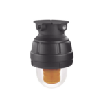 Luz de advertencia LED a prueba de explosión adecuado para su uso en Clase I, Div. I, Grupos C y D; Clase I, Div. 2, Grupos A, B, C y D; Clase II, Div. 1, Grupos E, F y G; Clase III, color Ámbar, 24V CD