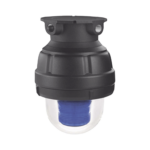 Luz LED, a prueba de explosiones, UL y cUL para Clase I, División 1, Grupo C y D; Clase I, División 2, Grupos A y B; Clase II, División 1, Grupos E, F y G; Clase III, 120-240 VCA, Azul
