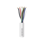 Carrete de 305 Metros / Cable de Cobre / 6 x 18 AWG  / Plenum / Para Interior / Color Blanco / Para Aplicaciones de Alarmas de Intrusión/Control de Acceso/ Automatización / Interfonos y Tv Porteros