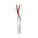 Bobina de 305 Metros de Cable 3 x 18 AWG / Plenum / BLINDADO / Tipo FPLP, CMP, CL3P / Color Natural / Para Aplicaciones en Sistemas de Seguridad, Audio, Control y otras Aplicaciones