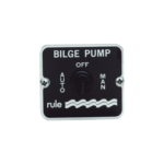 Switch de tres posiciones para control de bombas de achique de 12 o 24 Vcd.