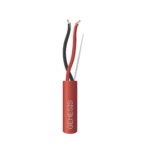 Carrete de Cable de 305 Metros / 2 x 14 AWG / Plenum / Tipo FPLP-CL3P / Color Rojo / Para Aplicaciones en Paneles de Detección de Incendio y Sistemas de Evacuación