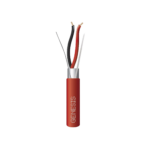 Bobina de Alambre 152 Metros / 2 x 16 AWG Blindado / PLENUM / Para Alarmas de Incendio