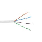 Bobina de Cable de 305 Metros UTP Cat6 Riser / Color Blanco / UL, CMR, Probado a 350 Mhz / Para Aplicaciones de CCTV, Redes de datos, IP megapixel, Control RS485