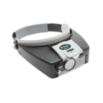 Lampara LED en correa frontal con lentes de aumento 1.8X, 2.6X y 5.8X.