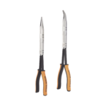 Juego de 2 Pinzas de Punta Doblada y Punta de Aguja de Gran Alcance 33 cm