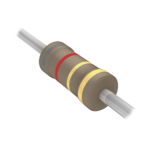 Resistencia Axial de Película de Carbón de 8.2 Ohm, 1/4 Watt, 5%