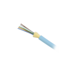 Cable de Fibra Óptica de 6 hilos, Interior, Tight Buffer, No Conductiva (Dieléctrica), Plenum, Multimodo OM3 50/125 optimizada, 1 Metro