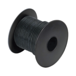 Rollo de cable grado marino calibre 14 en color negro de 100 pies (30.48 m).