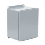 Gabinete de Bisagra Continua NEMA 12; IP66 de Uso en Intemperie, 305 x 254 x 203 mm, De Acero, Color Gris