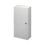 Gabinete de Bisagra Continua, Tipo 1, de 914 x 1219 x 235 mm, De Acero, Color Gris