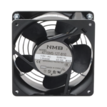 Ventilador Axial Compacto, de 4 Pulgadas, 49 CFM, 115 Vca, De Acero, Color Negro