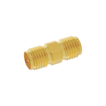 Adaptador Barril de Conector SMA Hembra a SMA Hembra Inverso, Oro/ Oro/ Teflón.