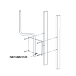 Soporte para montaje en pared compatible con linea de antenas OMNI-B