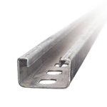 Unicanal Perforado 4 x 4 cm x 3 m / Calibre 14 / Galvanizado Electrolítico.