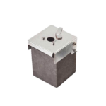 Molde de grafito vertical unión en T vertical de cable de 1/0 AWG (50mm²) (pasante) con Varilla de 5/8 In (terminal).