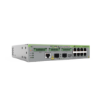 Switch Gigabit L3, 8 puertos 1000T PoE++, 2 puertos 100/1000X SFP, 3 puertos entrada DC