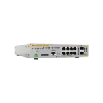 Switch Industrial-Lite PoE+ administrable capa 2 de 8 Puertos 10/100/1000 Mbps + 2 puertos SFP, 124 W