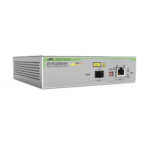 Convertidor de medios Gigabit Ethernet PoE+ a fibra óptica con puerto SFP Gigabit, la distancia y tipo de fibra óptica depende del transceptor