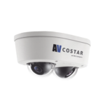 Domo Dual IP hasta 200° | Full HD por lente | Exterior/Interior | H.265 | IK10 | IP66 | 100 dB WDR | I/O Audio Y Alarma | Soporta MicroSD hasta 1TB | ONVIF | PoE | NDAA