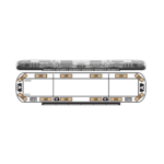 Barra de luces AXIOS de 39" color Rojo/Azul con luces LED de penetración y 2 luces LED callejoneras