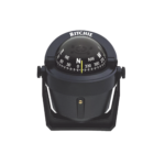 Brújula serie Explorer en color negro, con iluminación nocturna color verde.