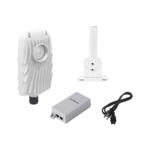 Kit de radios B5X, rango de frecuencia extendida (4.9 a 6.4 GHz),  incluye inyector POE50V, cable de alimentación y montaje universal para tubo o poste o mástil