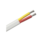 Rollo de cable plano grado marino calibre 6, de 2 conductores (rojo y amarillo) de 500 pies (152.4 m).