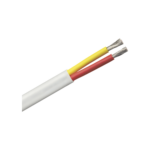 Rollo de cable plano grado marino calibre 8, de 2 conductores (rojo y amarillo) de 500 pies (152.4 m).