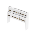 Soporte + Barra de Conexion (12/24/36 MOD) (12+2 ENTR.) IP40