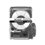 Casete de 100 Etiquetas, Para Placas de Pared, Identificación de 4 Puertos, Color Blanco