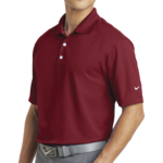 Playera Polo Dri-FIT color Rojo Obscuro para Hombre