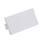 Módulo de tapa ciega (Inserto Ciego), de 1/3, Color Blanco Mate, 1 Pieza