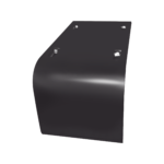 Bajada para cable de 100 mm de ancho, con baño de pintura epóxica en color NEGRO