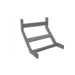 (CHCVIT1X12EPK) CURVA VERTICAL INTERIOR TUBULAR 1.5 DE PERALTE X 12 ANCHO PINT EPOx COLOR NEGRO, INCLUYE COPLes y tornilleria