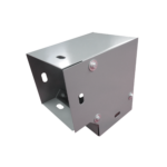 Derivación codo horizontal de 90 grados 65 x 65 mm, fabricado en lámina de acero al carbón