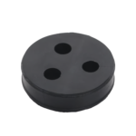 Inserto de Caucho de 4" Con Tres Orificios para Cable de 1/2 in