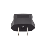 Adaptador de enchufe europea a americano, Calidad PREMIUM @ 6 A ; 110 - 250 Vca