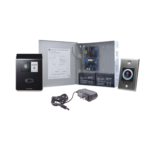 Sistema Completo de Acceso sin contacto Facial SUPREMA, Incluye Lector Biometrico FS2AWB, boton de salida ACCESSK! y fuente