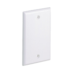 Placa de Pared Ciega Universal, Material ABS, Color Blanco