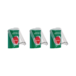 Paquete de 3 Botones con 3 Diferentes Métodos de Activación y 3 Mensajes Diferentes, Color Verde