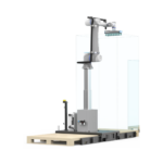 Estacion Con Brazo Robotico Telescopico Colaborativo Especializado Para Procesos  De Palletizado Altura Maxima 2100mm