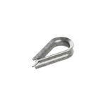 Cuello/ Guardacabo/ Rozadera para Cable de 1/4" de Acero Galv. por Inmersión.