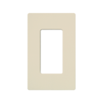 Placa de pared 1 espacio, para atenuador (dimmer), switch ó control remoto PICO inalámbrico.