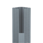 Canaleta para Cable en Esquina, 5.33" x 4.58", 6 Pies, Color Gris