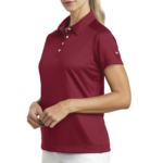 Playera Polo Dri-FIT color Rojo Obscuro para Mujer