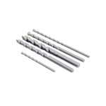 Juego de 5 Pzas. de Broca para Concreto, Zanco Recto (3/16", 1/4", 5/16", 3/8" y 1/2").