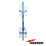 Antena base de 4 Dipolos, 450 - 470 MHz