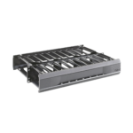 Organizador de Cables Horizontal CableTek, Doble (Frontal y Posterior), Para Rack de 19in, 2UR